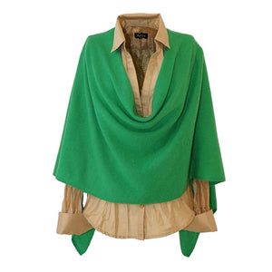 Cashmere Shawl Electric Green