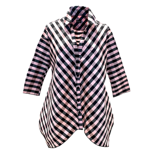 Mason Check, Tunic: Pink/Black