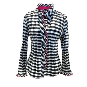 Taylor Check, Black/White/Fucshia