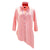 Larkin Stripe, Tunic Cotton/Poly: Pink/Sherbet